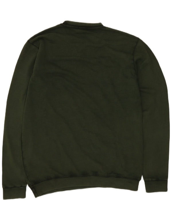 Κραυγή! Ανδρικό φούτερ Jumper Μεγάλο πράσινο βαμβακερό