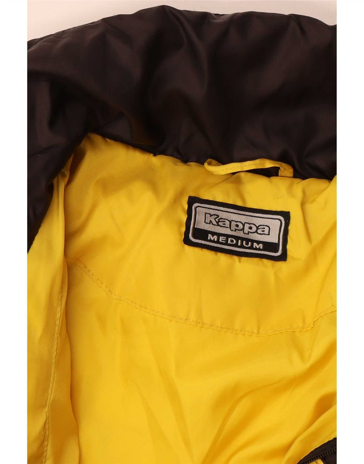 Ανδρικό μπουφάν Kappa με επένδυση UK 38 Medium Yellow Colorblock Polyamide