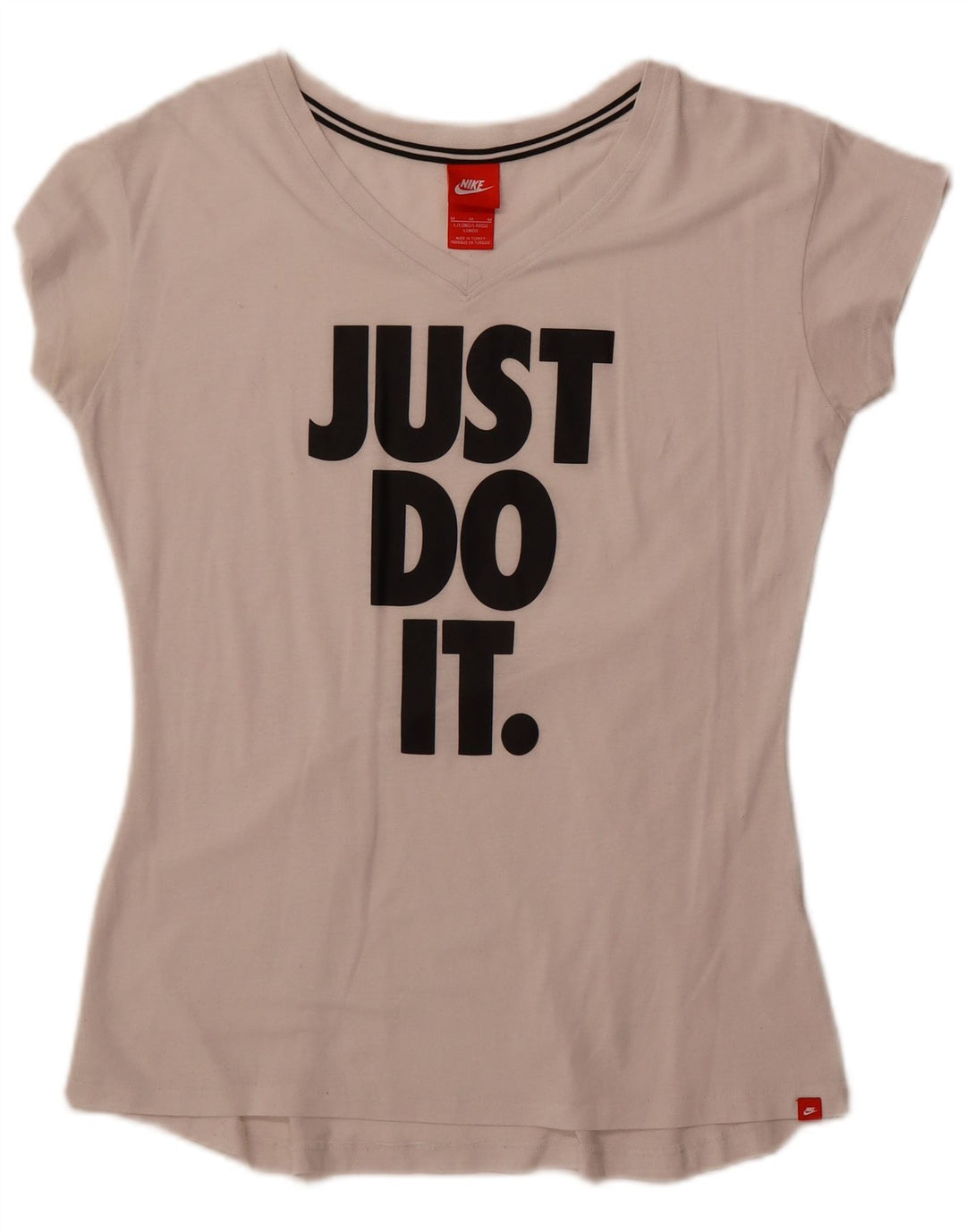 Γυναικείο T-Shirt Nike με γραφικό τοπ UK 14 Medium Off White