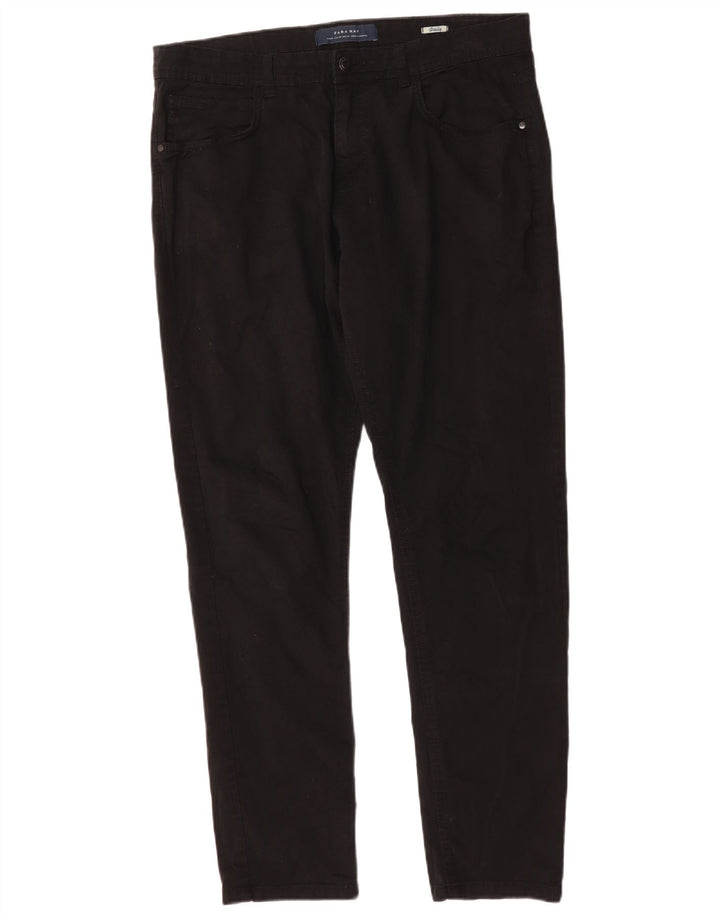 Zara Ανδρικό Slim Jeans EU 44 Large W34 L31 Μαύρο