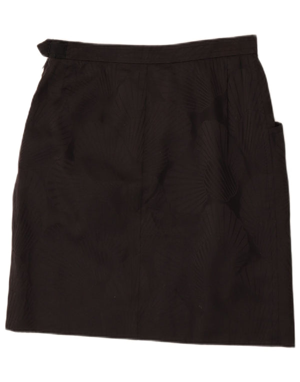 Saint Laurent Γυναικεία ίσια φούστα IT 42 Medium W30 Black Floral Designer