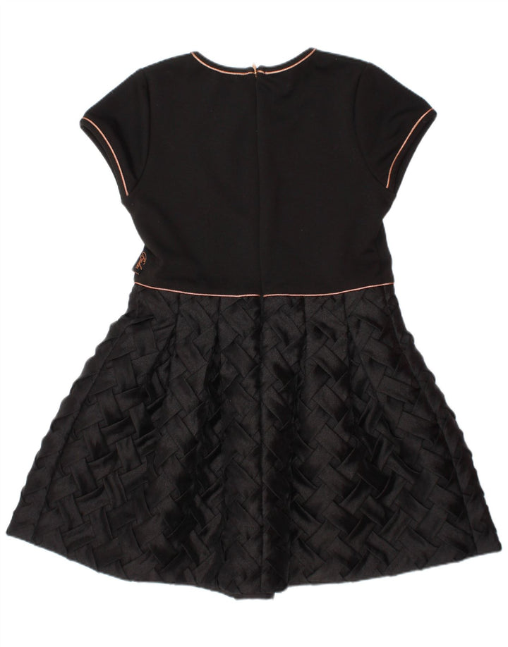 Ted Baker Girls A-Line φόρεμα 5-6 ετών Μαύρο πολυεστέρα