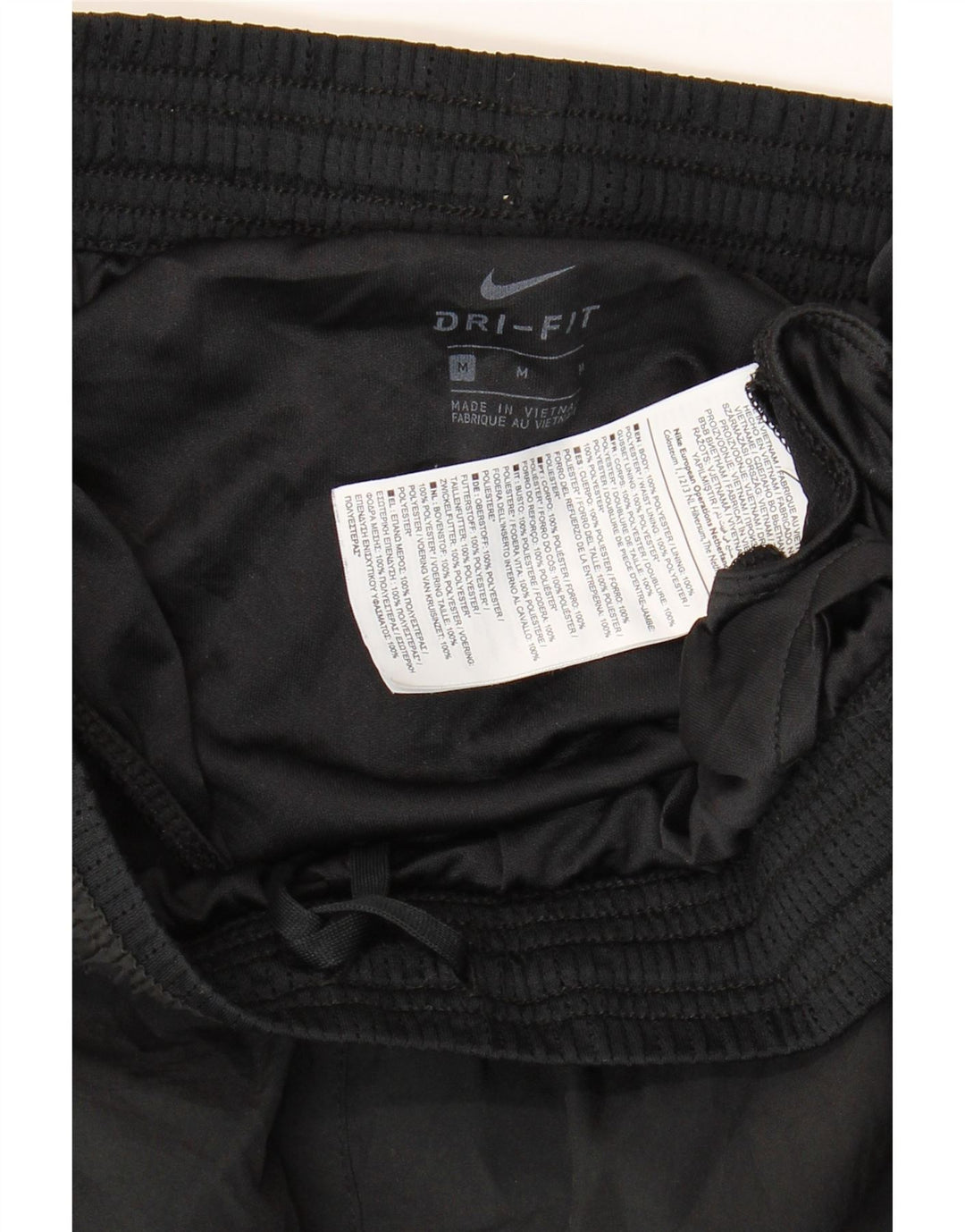 Ανδρικό αθλητικό σορτς Nike Dri Fit από μεσαίο μαύρο πολυεστέρα