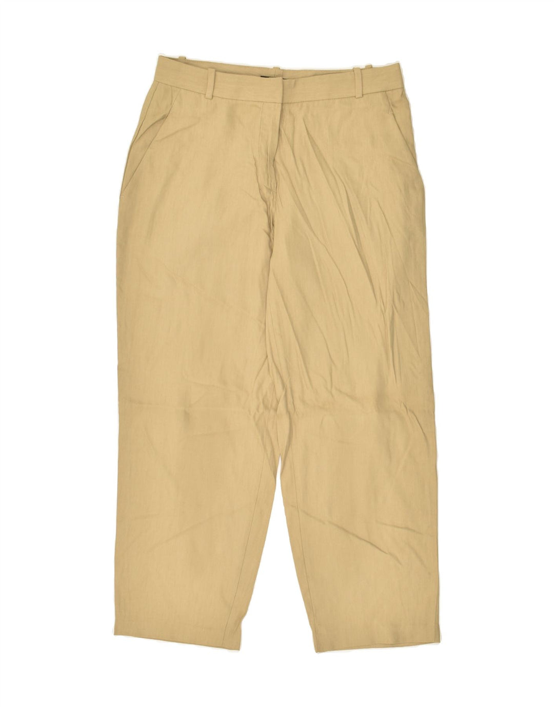 MASSIMO DUTTI Womens Tapered Chino Trousers EU 38 Medium W28 L26 Beige | Vintage Massimo Dutti | Thrift | Second-Hand Massimo Dutti | Used Clothing | Messina Hembry 