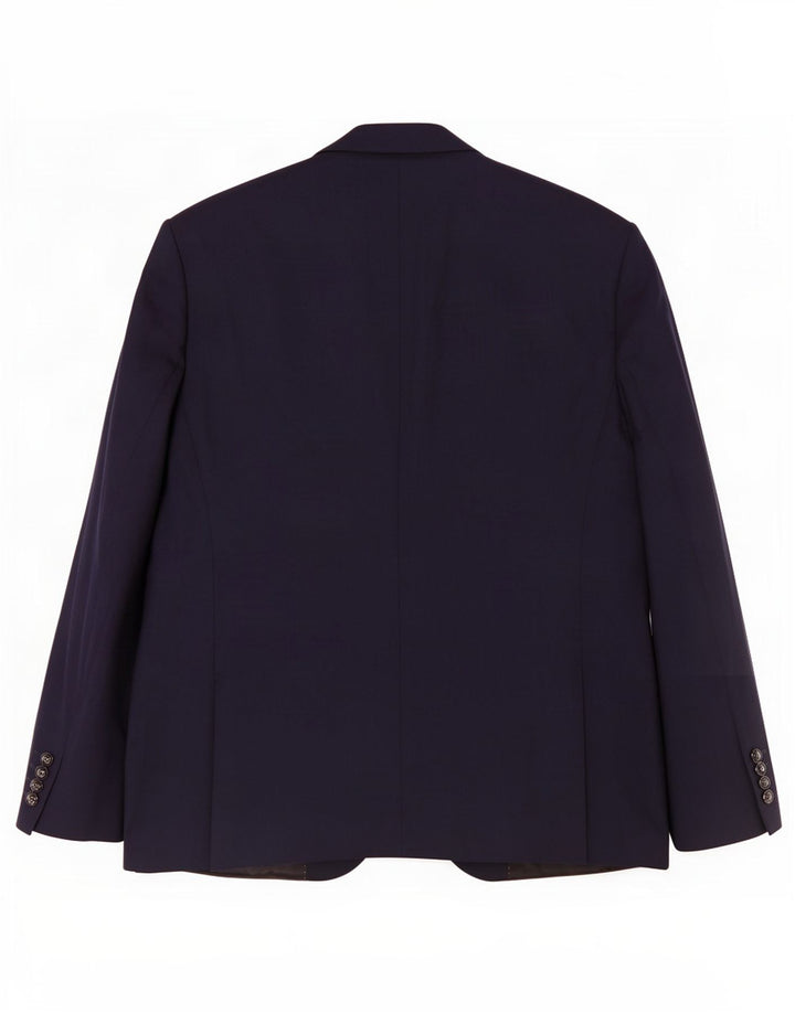 Zara Ανδρικό σακάκι μπλέιζερ με 2 κουμπιά EU 56 XL Navy Blue Polyester