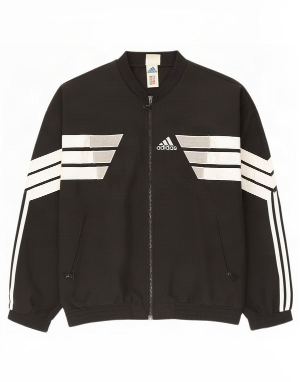 Ανδρική φόρμα Adidas Top Jacket UK 44/46 Μαύρο μεγάλο βαμβακερό χρώμα