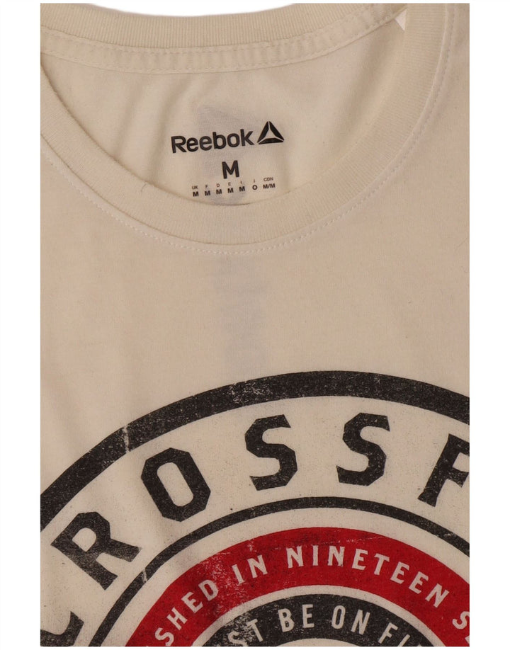 Ανδρικό γραφικό T-Shirt Reebok Top Medium White