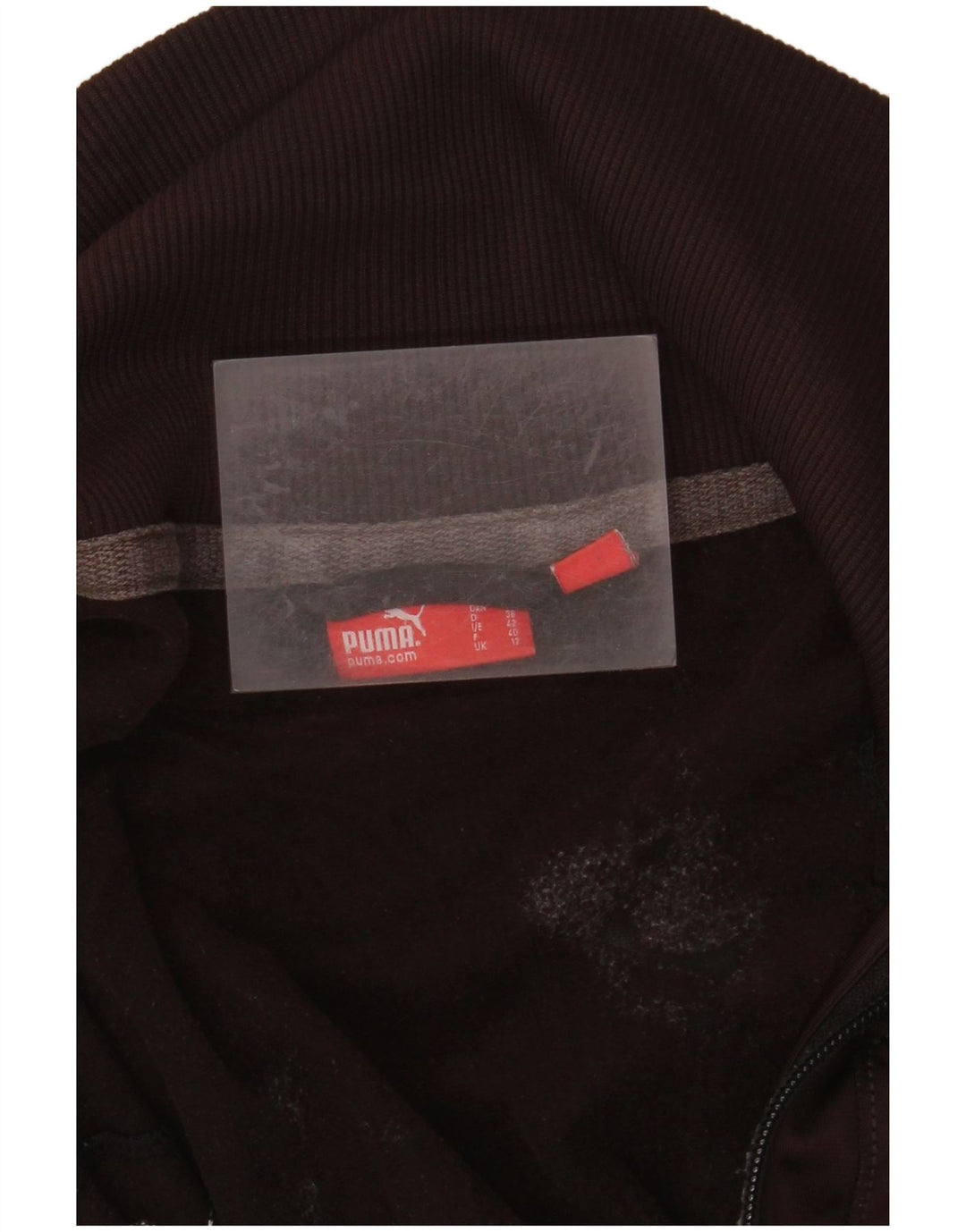 Γυναικεία φόρμα PUMA Graphic Top Jacket UK 12 Medium Black