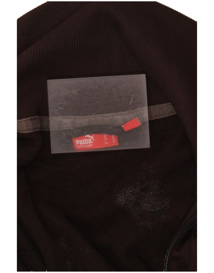 Γυναικεία φόρμα PUMA Graphic Top Jacket UK 12 Medium Black