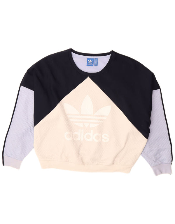 Γυναικεία φούτερ ADIDAS Oversized Jumper UK 14 Large Πολύχρωμη