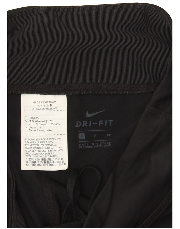 Γυναικεία κολάν Nike Dri Fit Capri UK 8 Small Black Polyester
