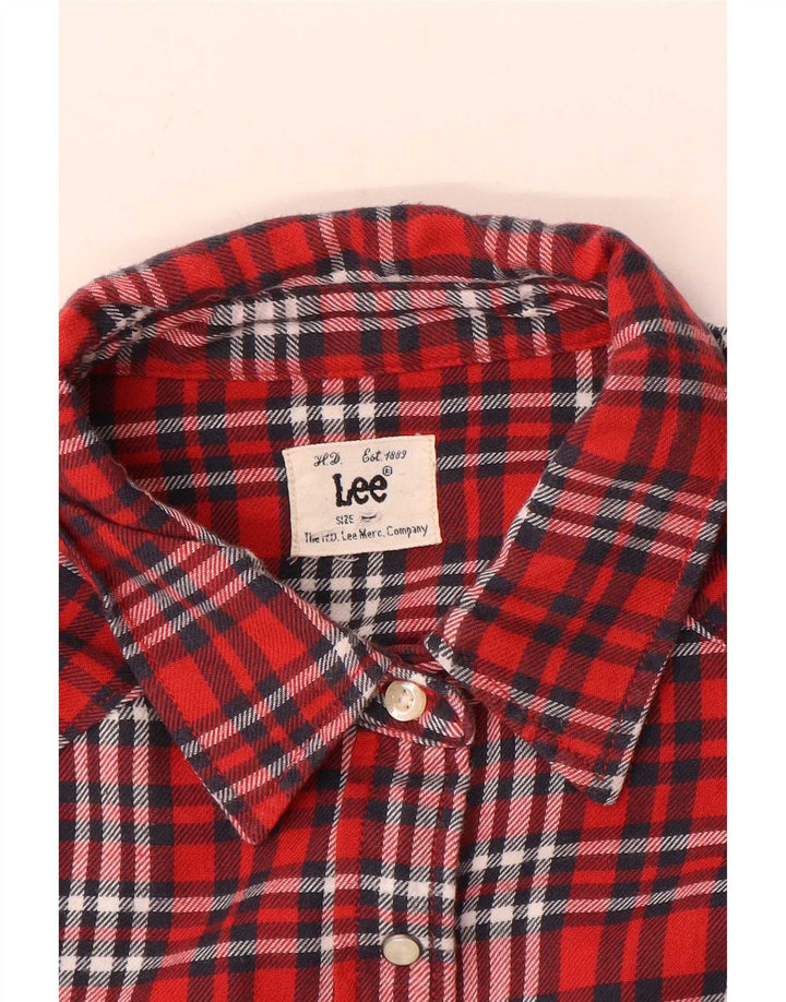 Γυναικείο πουκάμισο Lee Flannel UK 16 Large Red Check
