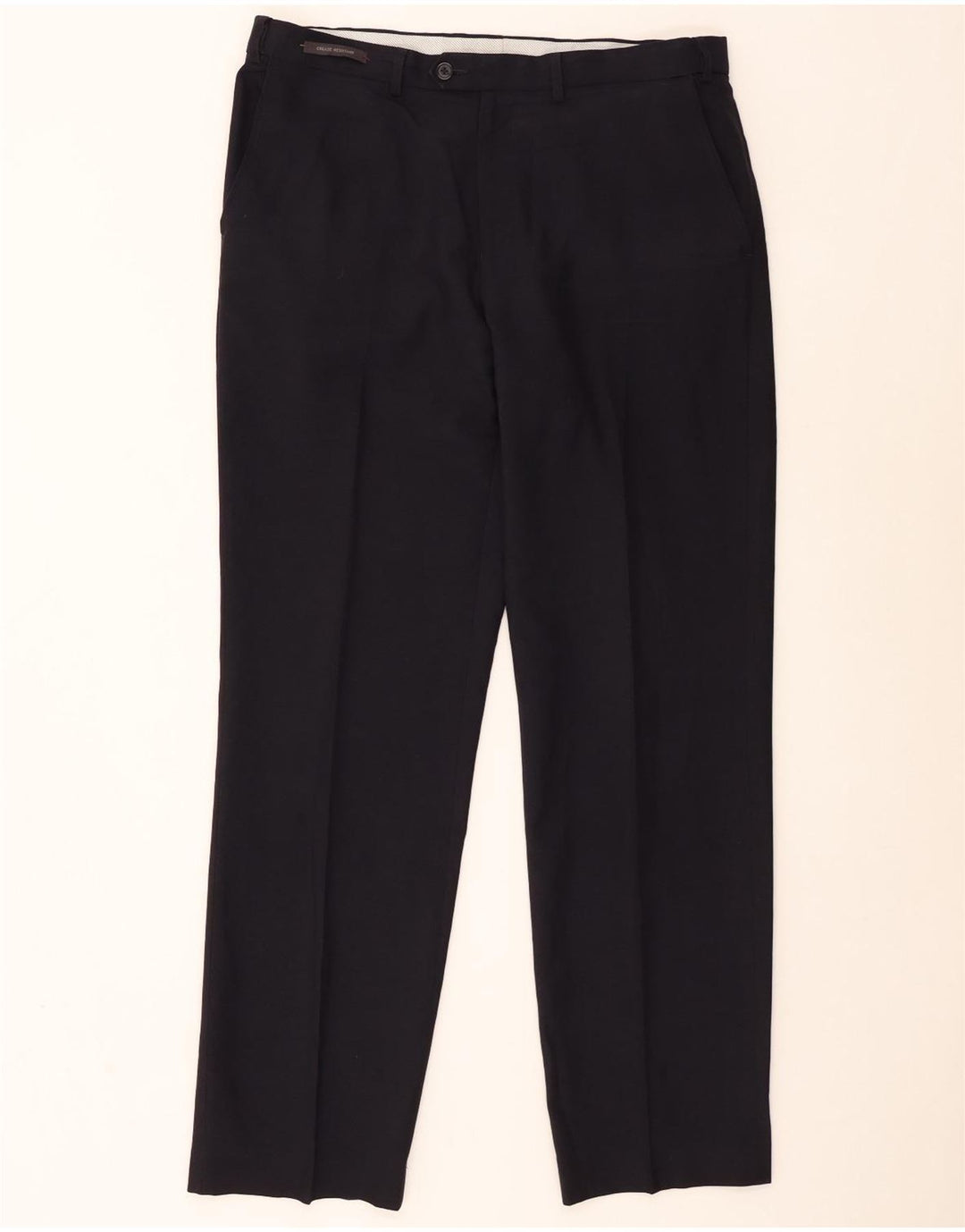 Ανδρικό κανονικό παντελόνι Marks & Spencer W36 L33 Navy Blue Polyester
