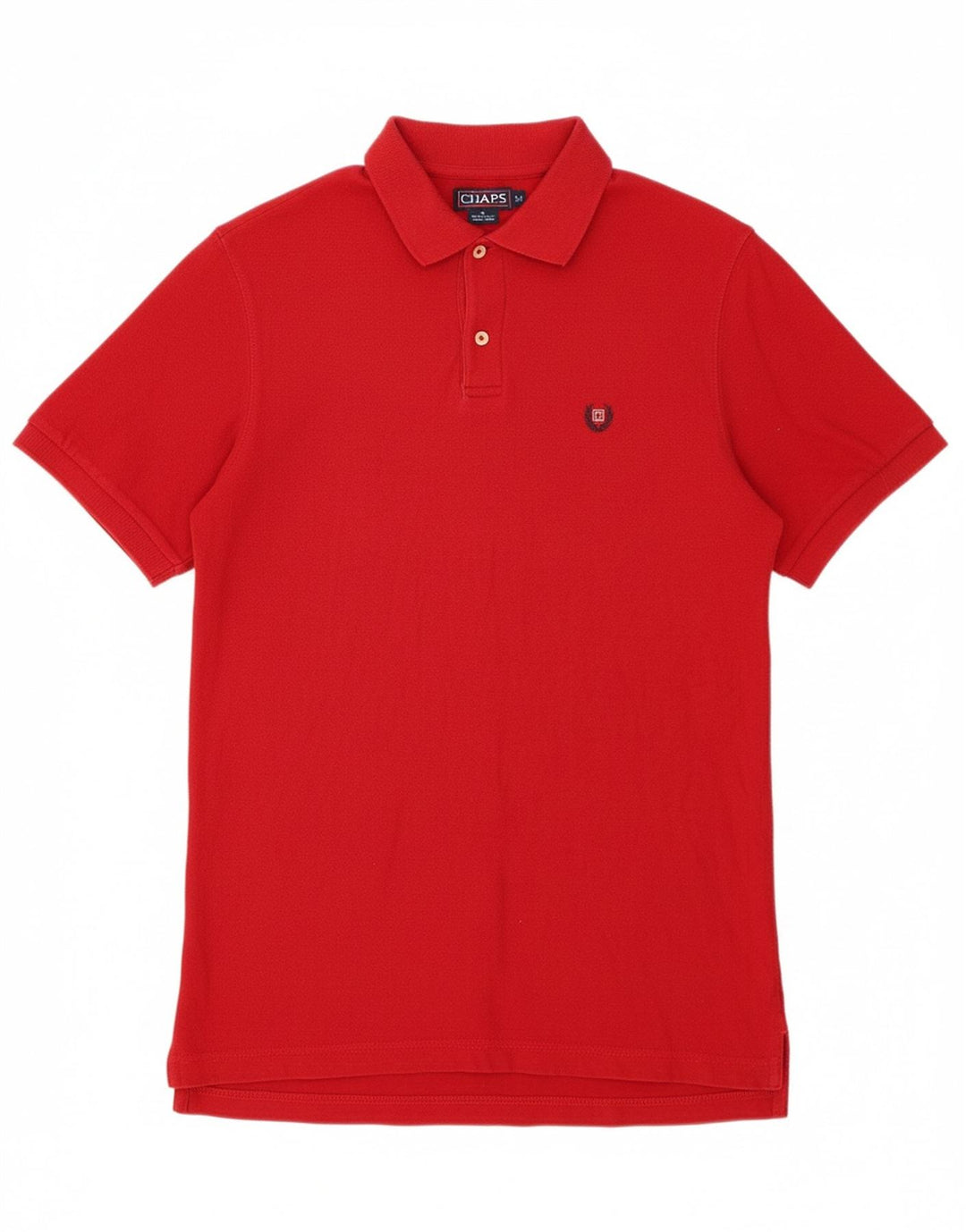 CHAPS Mens Polo Shirt Medium Red Cotton