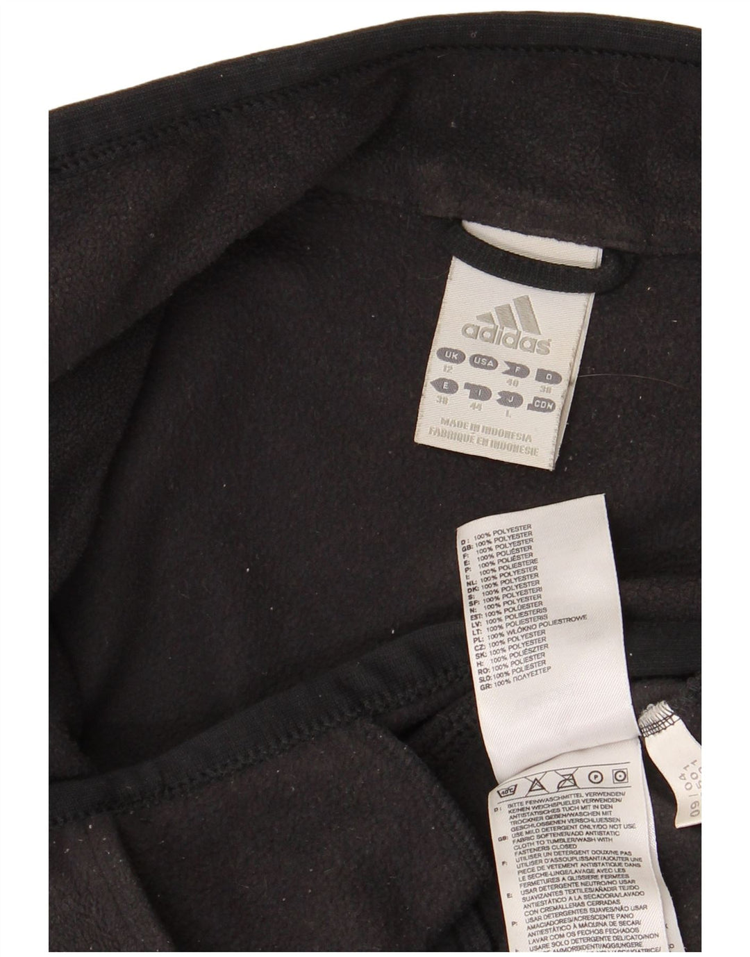 Adidas Γυναικείο Climawarm Fleece Jacket UK 12 Medium Black Polyester
