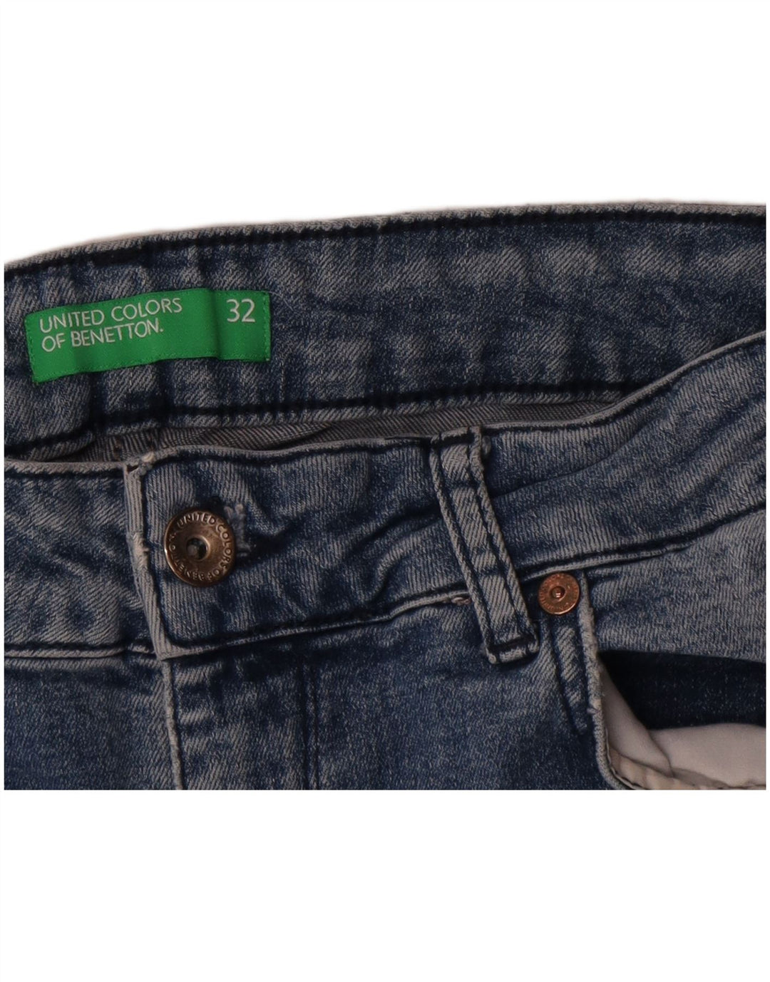 Benetton Γυναικείο Slim Jeans W32 L26 Blue