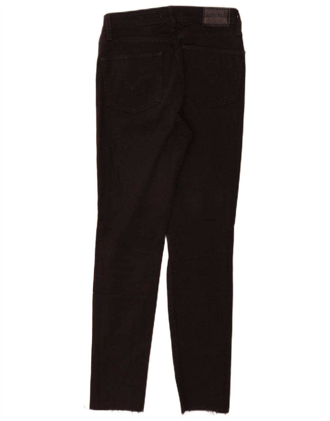 LEVI'S Γυναικείο 721 Ψηλό Skinny Jeans W27 L28 Μαύρο βαμβακερό