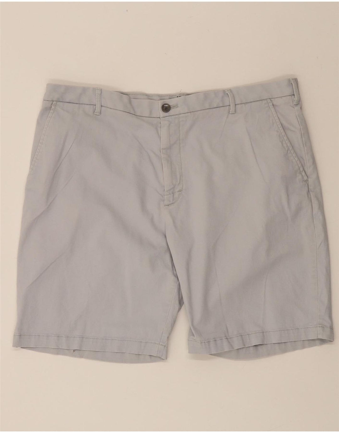 IZOD Mens Chino Shorts W38 XL Grey Cotton Vintage Izod and Second-Hand Izod from Messina Hembry 