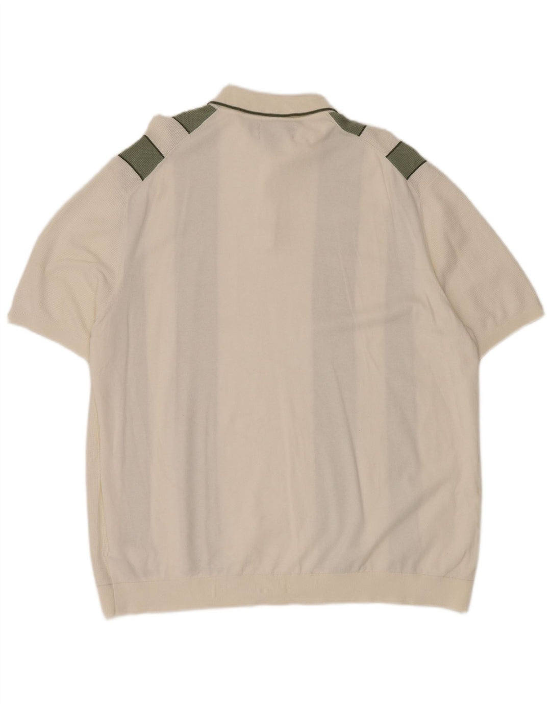 MARKS & SPENCER Ανδρικό πουκάμισο πόλο 3XL Λευκό βαμβακερό