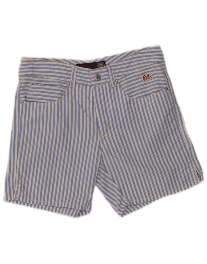 Roy Rogers Γυναικείο σορτς casual IT 44 Medium W30 Blue Pinstripe