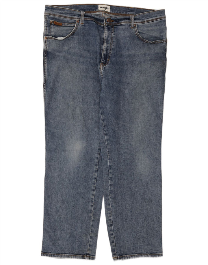 Ανδρικό τζιν Texas Straight Wrangler W40 L30 Blue Cotton