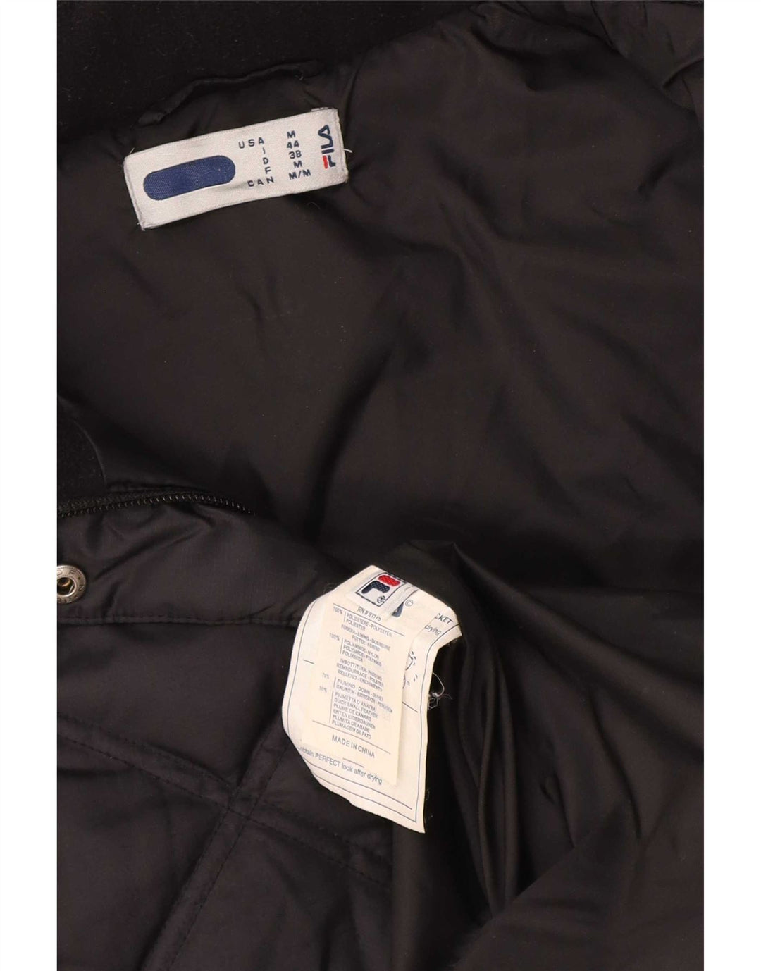 Fila Γυναικεία επένδυση Gilet UK 14 Μεσαίο Μαύρο Πολυεστέρας