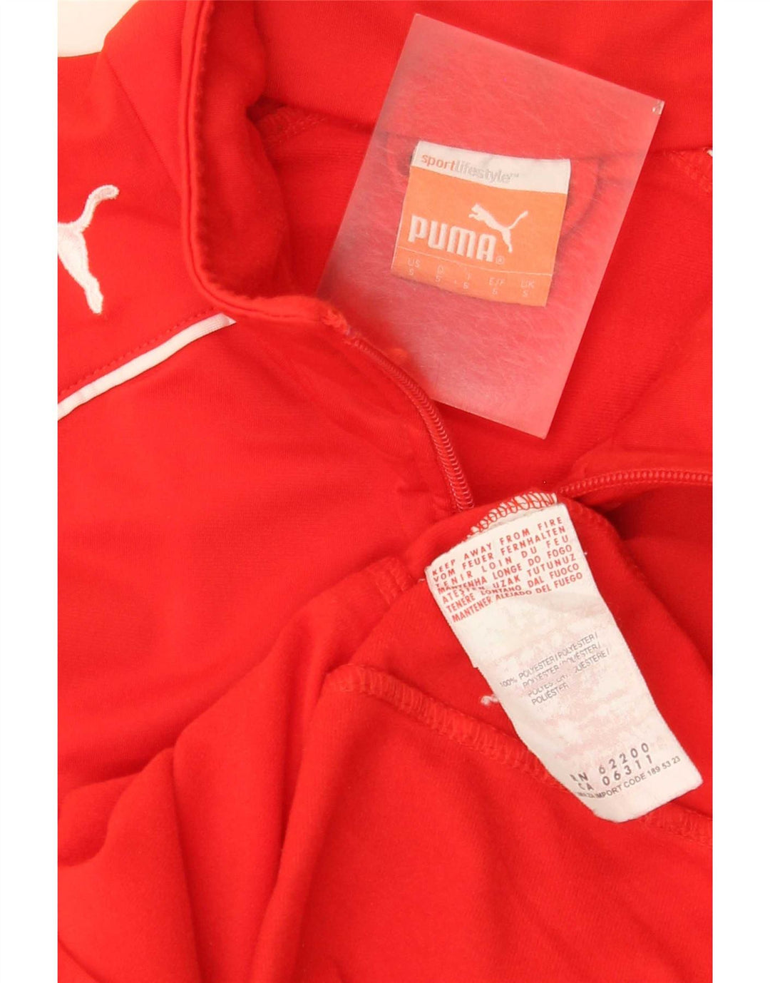 Ανδρική φόρμα Puma Top Jacket Μικρό Πορτοκαλί Πολυεστέρας