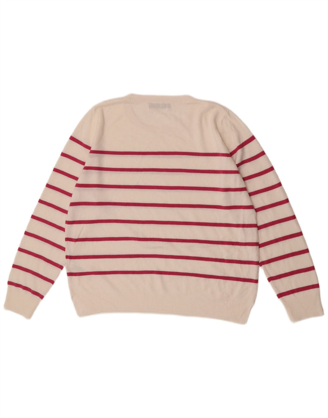 Marks & Spencer Γυναικείο πουλόβερ με λαιμόκοψη UK 16 Large Off White