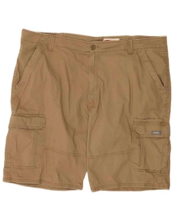 Ανδρικό σορτς Cargo Wrangler με χαλαρή εφαρμογή W42 2XL μπεζ βαμβακερό