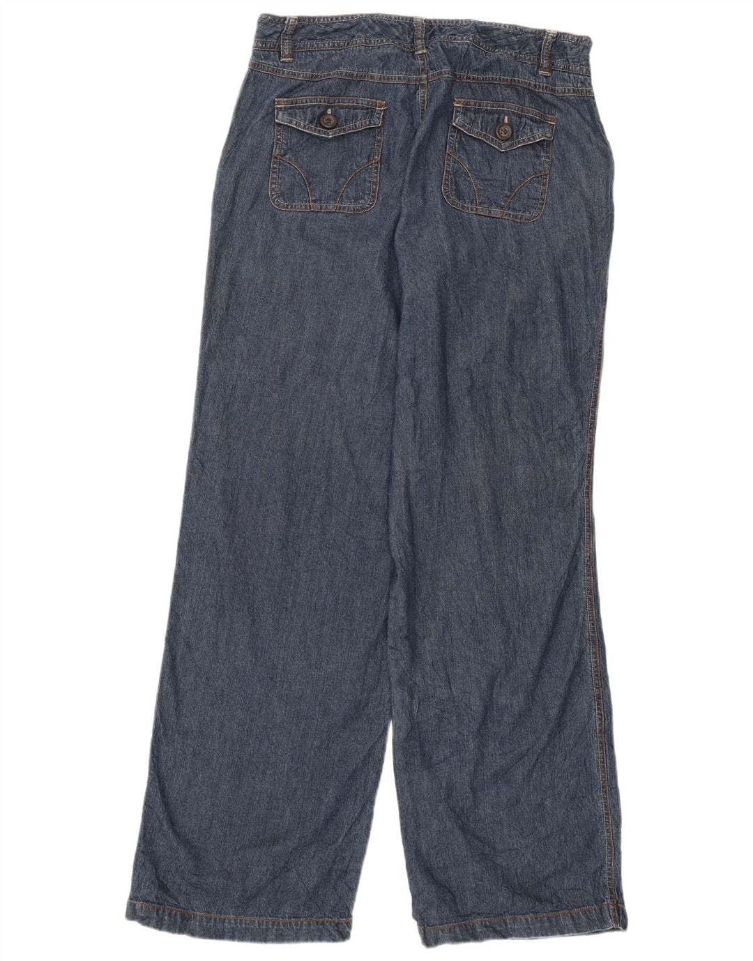 DOCKERS Αγαπημένο γυναικείο φαρδύ τζιν US 8 Medium W30 L31 Navy Blue