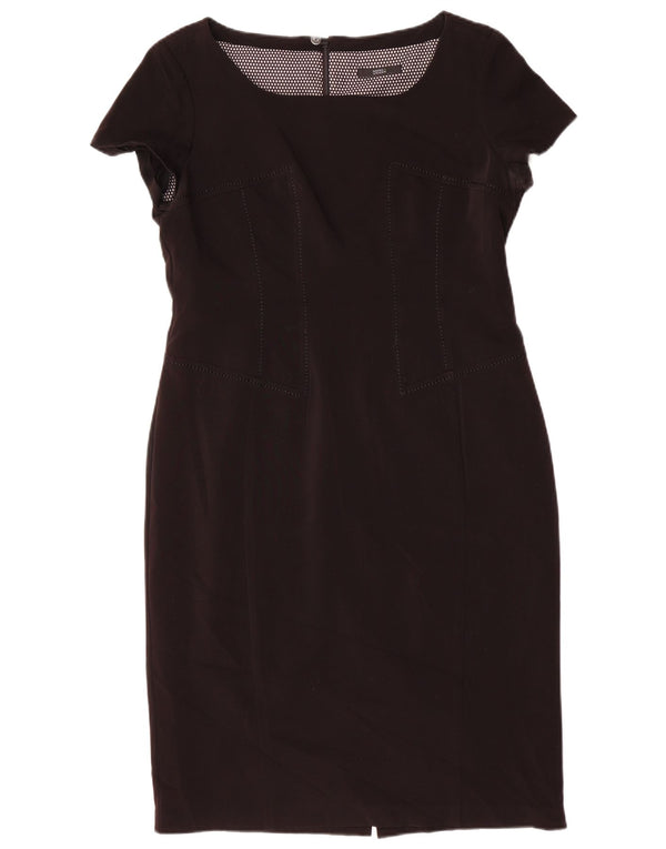 Γυναικείο φόρεμα με θήκη Marks & Spencer UK 14 Large Black Polyester