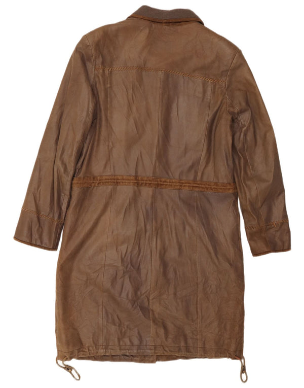 Conbipel Γυναικείο Δερμάτινο Παλτό IT 46 Large Khaki