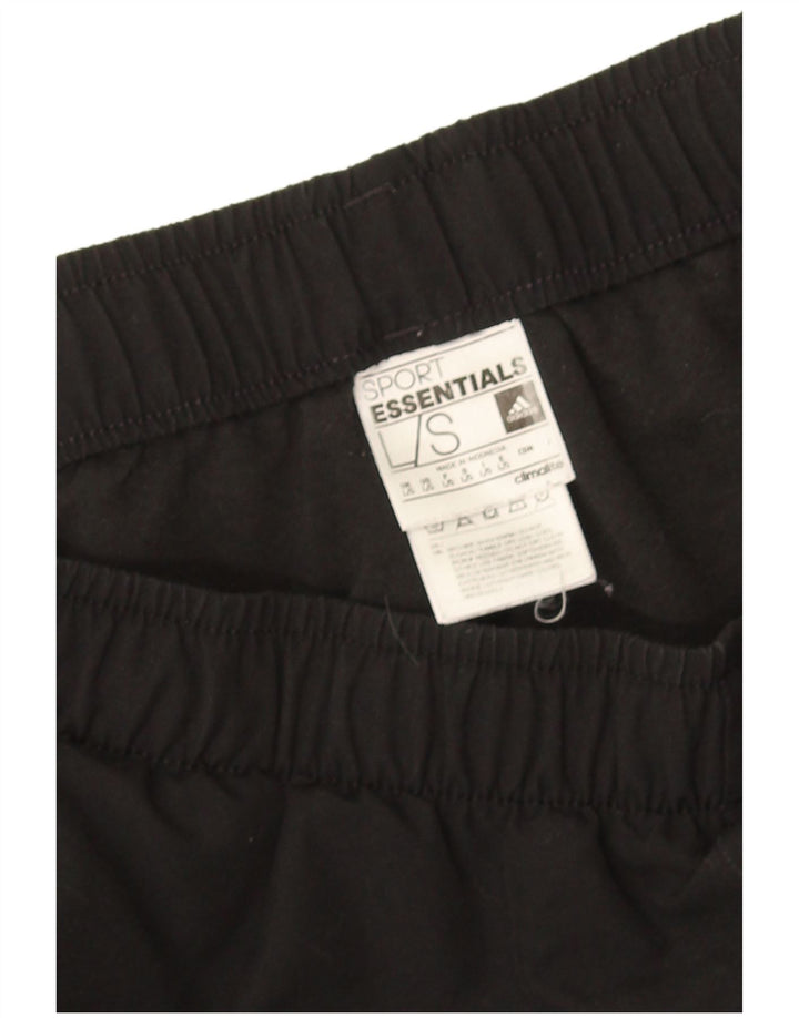 Adidas Ανδρική φόρμα Climalite Παντελόνι Joggers Μεγάλο Μαύρο Πολυεστέρα