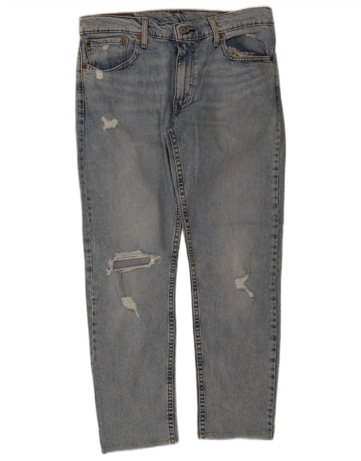 Levi's Mens 512 Distressed Slim Tapered Jeans W33 L27 Blue