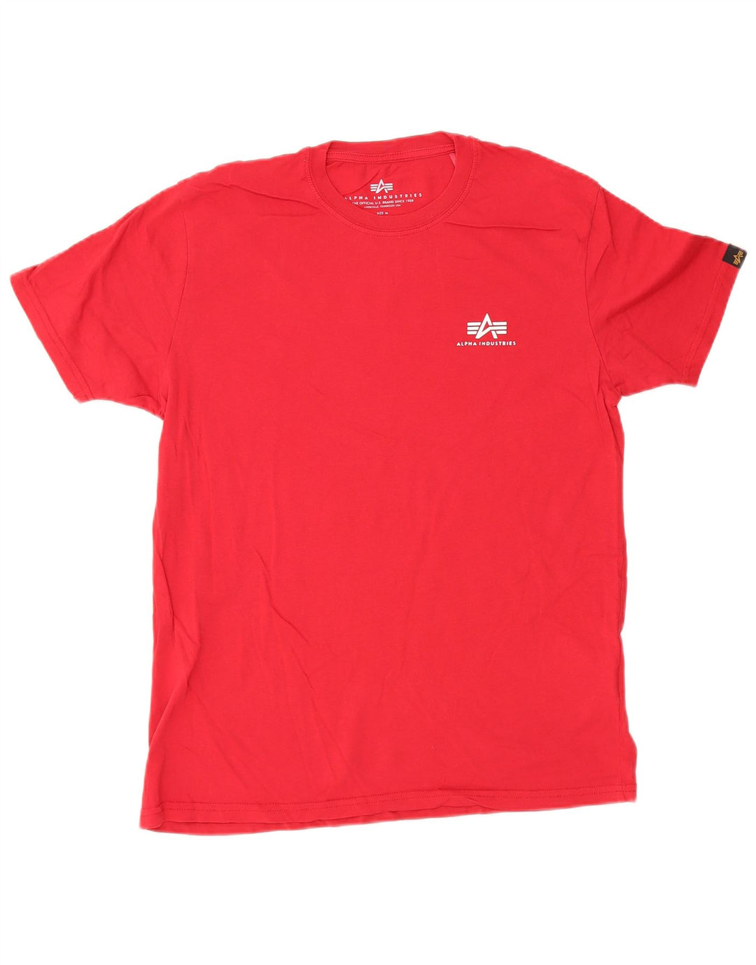 Ανδρικό T-Shirt Alpha Industries Top Μεσαίο κόκκινο βαμβακερό