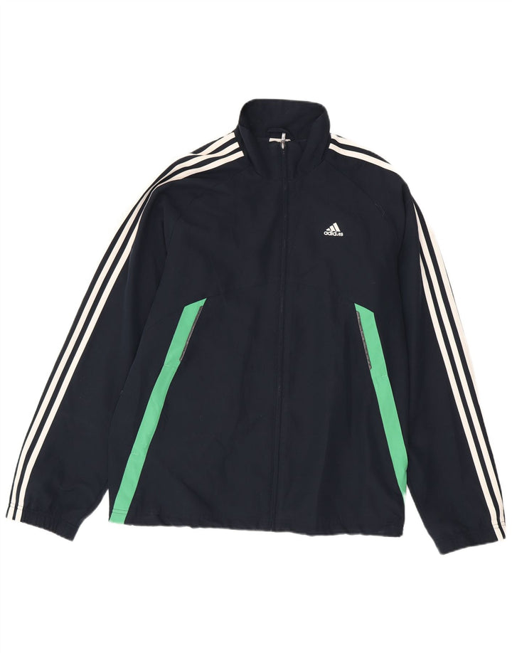Ανδρική φόρμα Adidas Top Jacket UK 38/40 Medium Navy Blue Colourblock