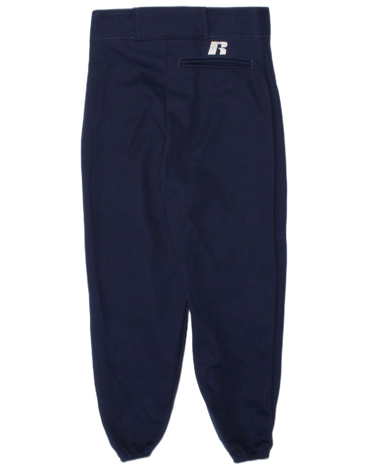 Russell Athletic Boys Παντελόνι 7-8 ετών Small W21 L17 Navy Blue Polyester