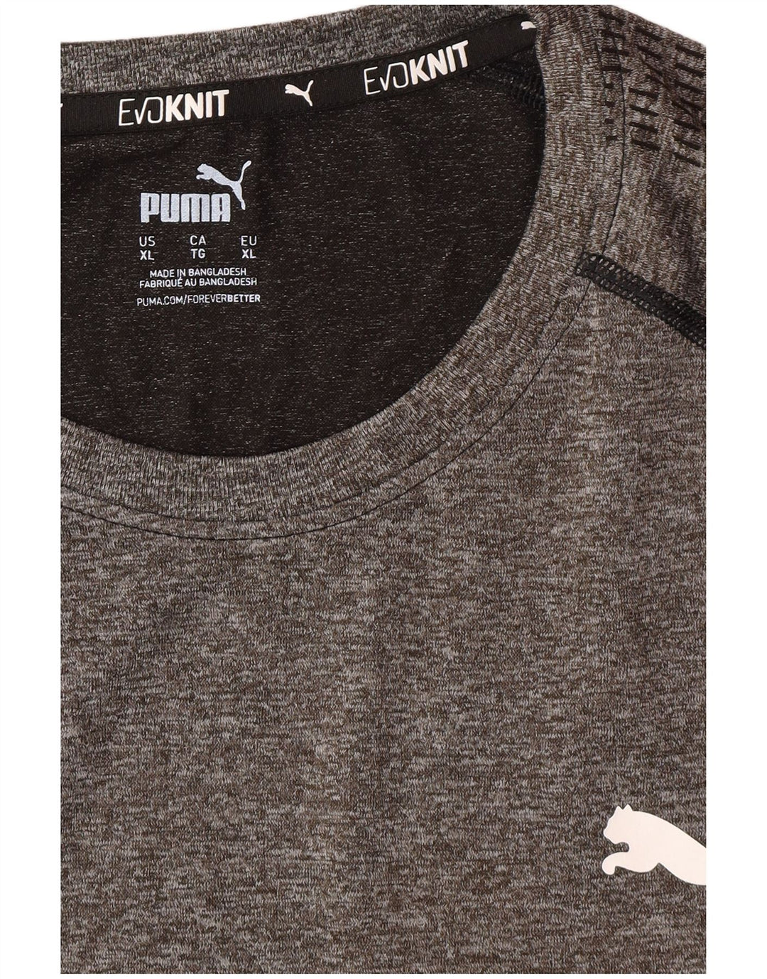 Ανδρικό T-Shirt PUMA Top XL Grey Flecked