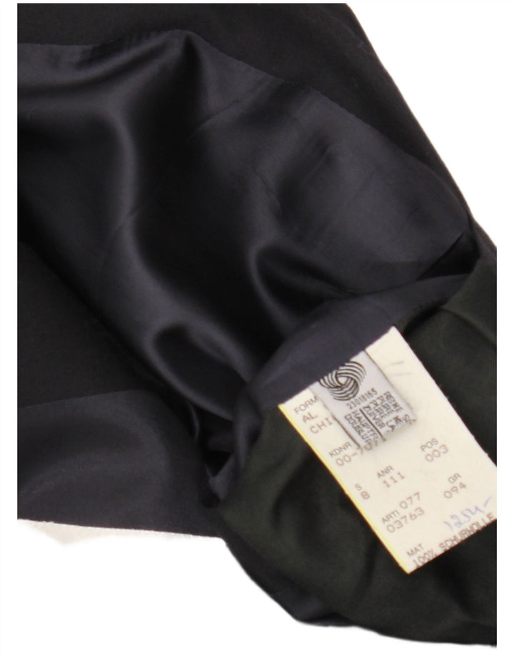 Ανδρικό σακάκι σακάκι με διπλό στήθος Hugo Boss UK 40 μεγάλο μαύρο μαλλί