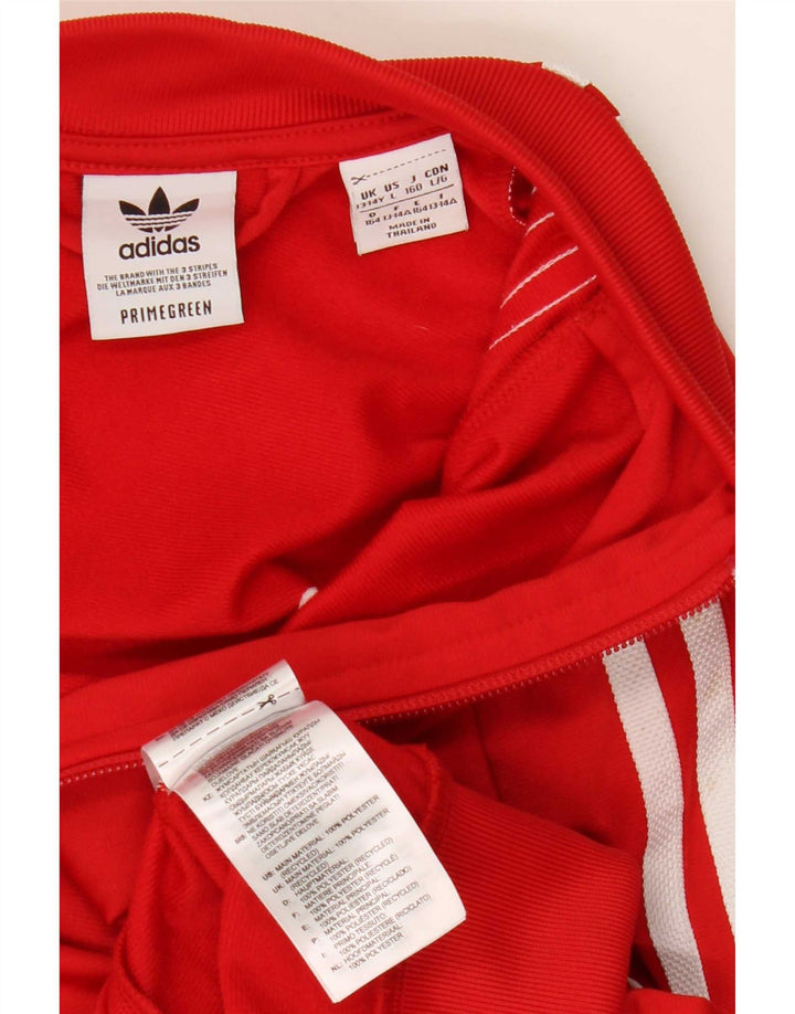 Κορίτσια αθλητική φόρμα Adidas Top Jacket 13-14 Years Red Polyester