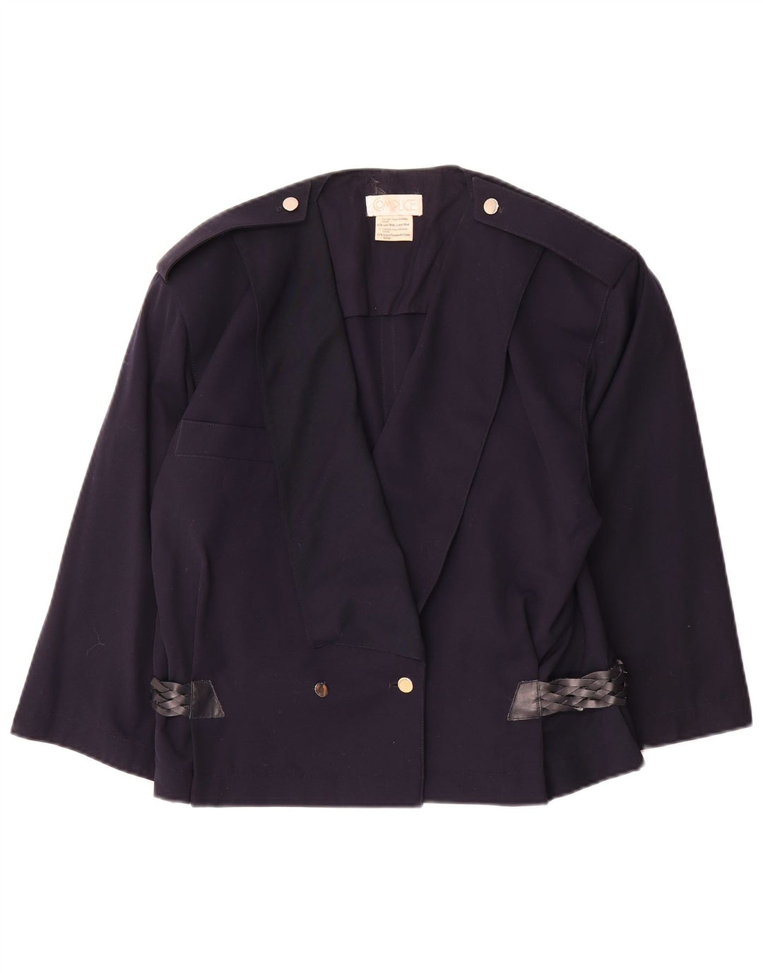 Complice Γυναικείο Military 3/4 μανίκι σακάκι μπλέιζερ EU 40 Medium Navy Blue
