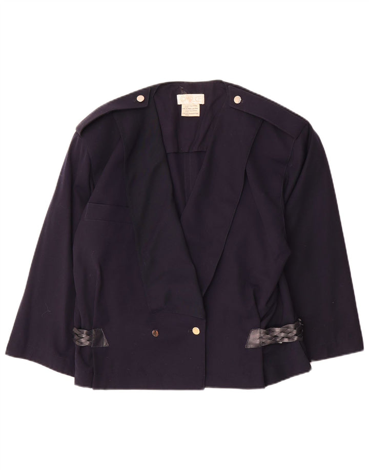 Complice Γυναικείο Military 3/4 μανίκι σακάκι μπλέιζερ EU 40 Medium Navy Blue