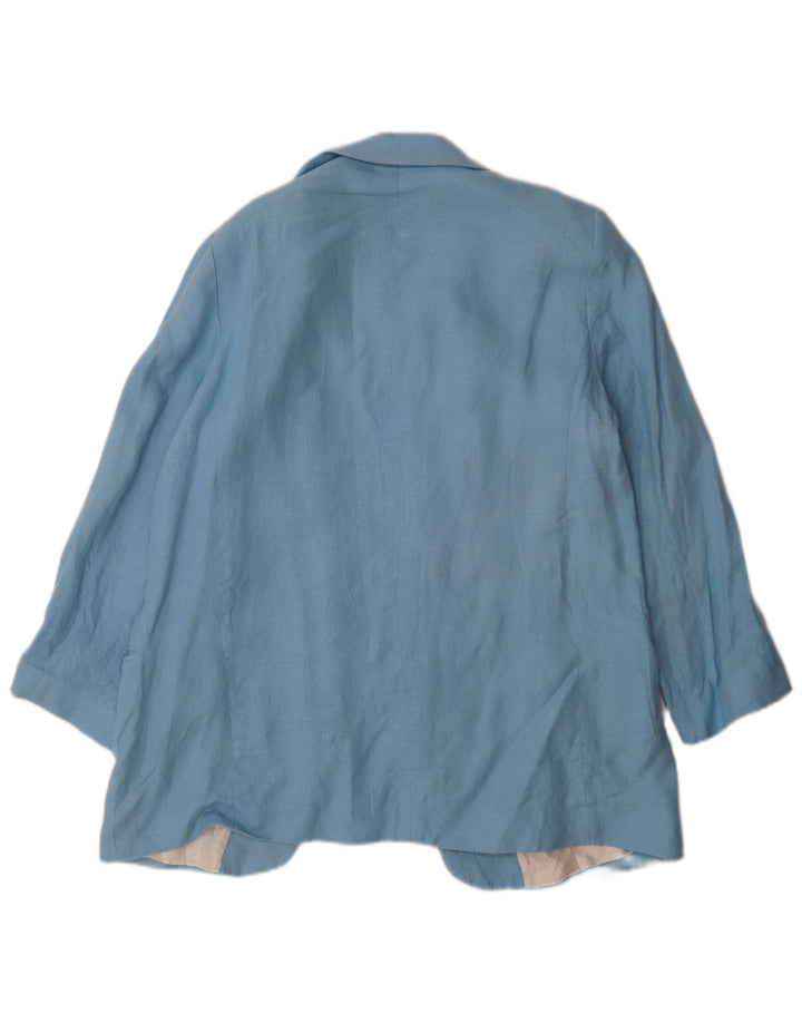 Zara Γυναικείο Open Blazer Jacket UK 18 XL Blue