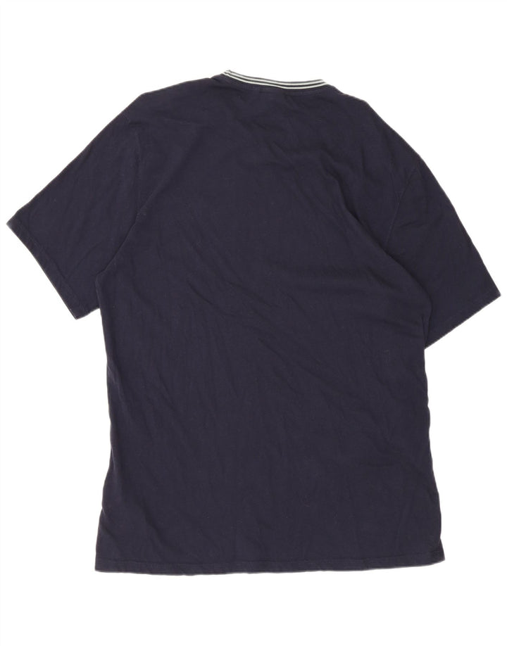 Ανδρικό T-Shirt Barbour Top 2XL Navy Blue Cotton
