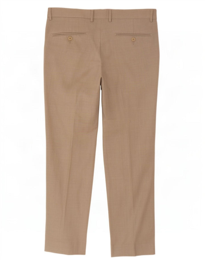 Ανδρικό ίσιο παντελόνι Van Heusen W34 L30 Beige Polyester