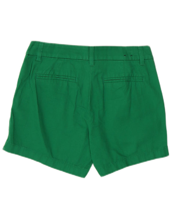 J. CREW Γυναικείο σορτς Chino US 2 XS W28 Πράσινο βαμβακερό