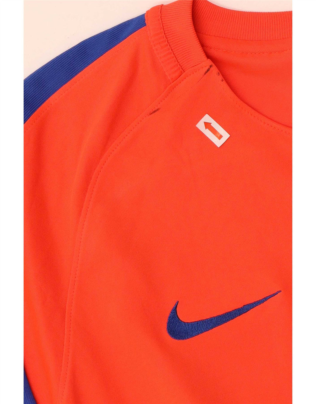 Ανδρικό γραφικό μπλουζάκι Nike Barcelona Top μεγάλο πορτοκαλί χρώματος πολυεστέρας