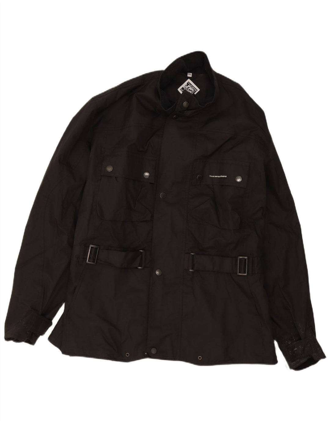 Tucano Urbano Mens Utility Jacket UK 44 2XL Μαύρο Πολυεστέρας