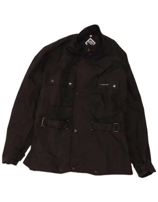 Tucano Urbano Mens Utility Jacket UK 44 2XL Μαύρο Πολυεστέρας