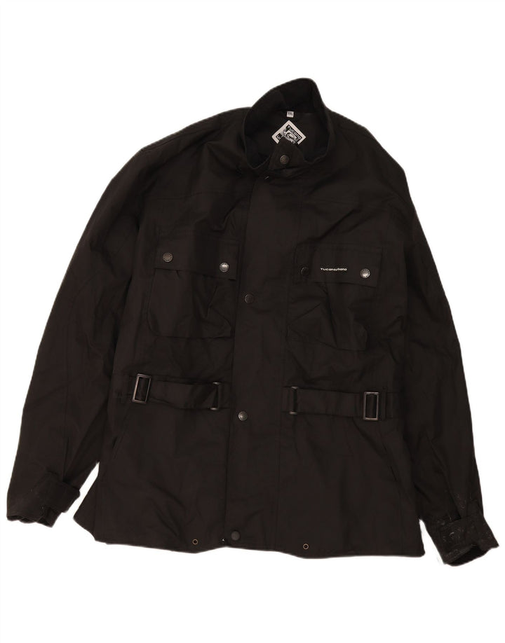 Tucano Urbano Mens Utility Jacket UK 44 2XL Μαύρο Πολυεστέρας